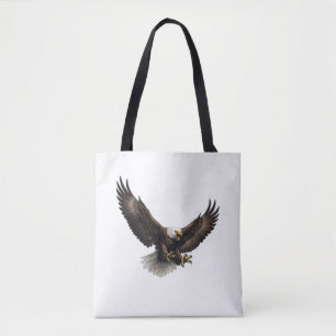 Bolsa de mão com gráfico majestoso da águia-careca