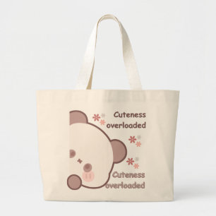 Bolsa de mão com ilustração adorável em estilo Kaw