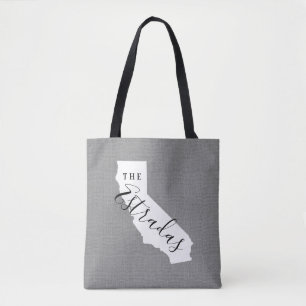 Bolsa de mão com monograma da família da Califórni