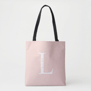 Bolsa de mão com monograma e nome personalizados