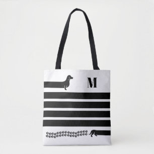 Bolsa de mão com monograma personalizado para Dach