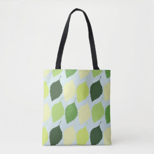 Bolsa de mão com padrão de folhagem floral moderna