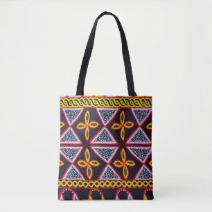 Bolsa de mão com padrão Toghu de Camarões