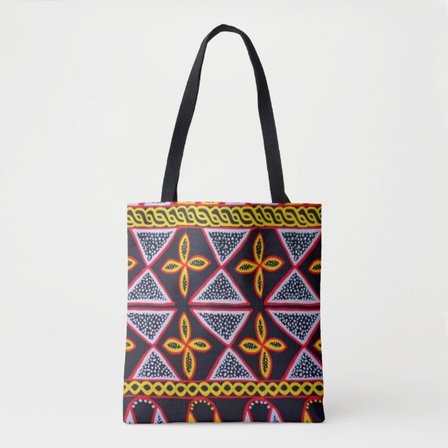 Bolsa de mão com padrão Toghu de Camarões (Frente)