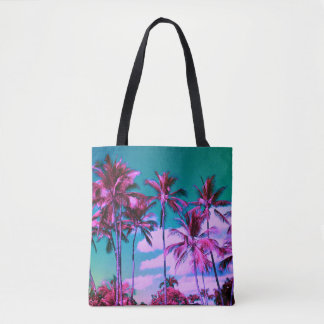 Bolsa de mão com Palmeiras Tropicais