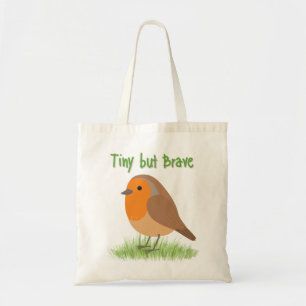 Bolsa de mão com passarinho robin fofo