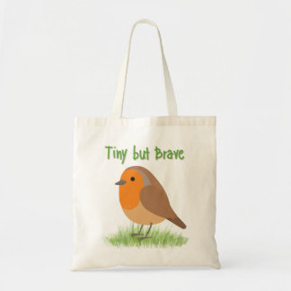 Bolsa de mão com passarinho robin fofo