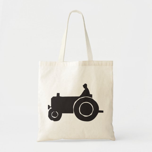 Bolsa de mão com silhueta de trator (Frente)