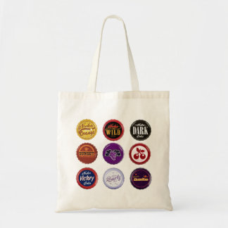 Bolsa de mão com tampas de refrigerante retrô, Bol