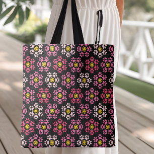 Bolsa de Mão Coral Vermelho e Rosa com Pegada