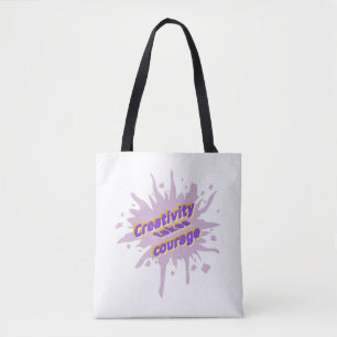 Bolsa de mão Creativity Takes Courage