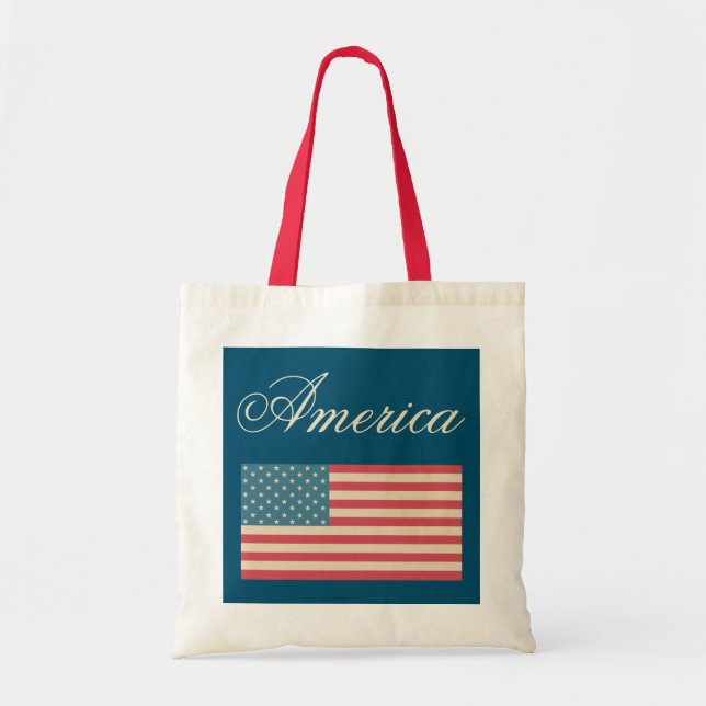 Bolsa de mão da bandeira americana (Frente)