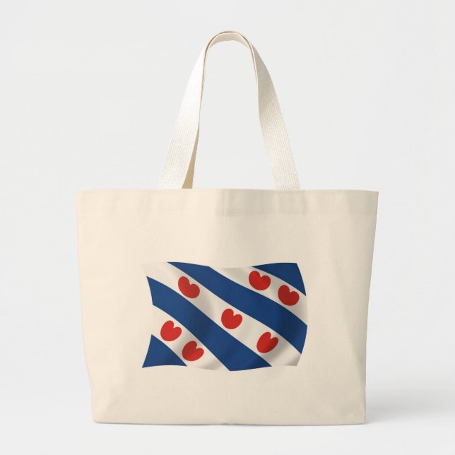 Bolsa de mão da bandeira da Frísia (Frente)