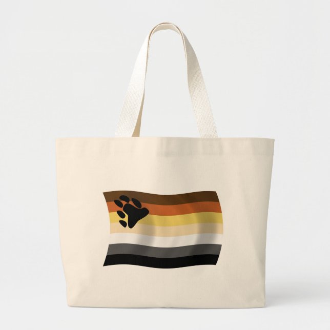 Bolsa de mão da bandeira da Irmandade do Urso (Frente)