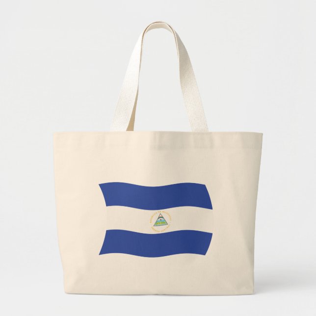 Bolsa de mão da bandeira da Nicarágua (Frente)