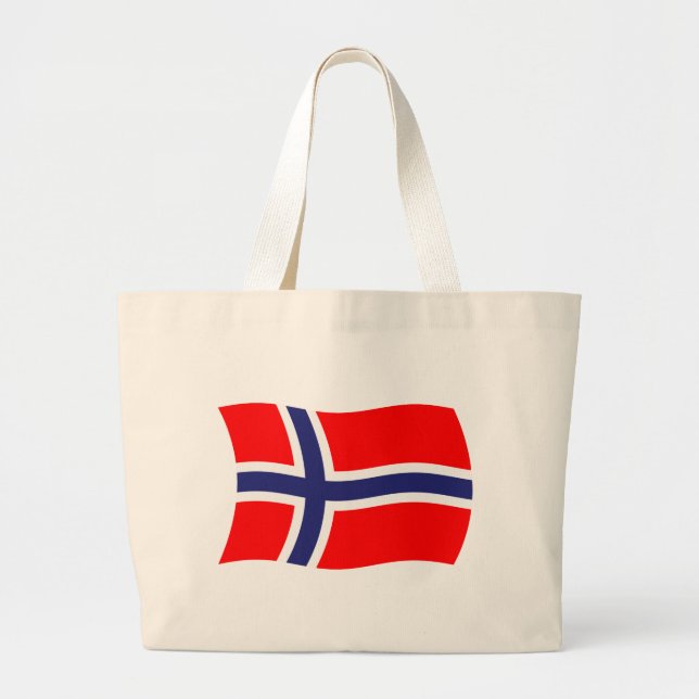 Bolsa de mão da bandeira da Noruega (Frente)