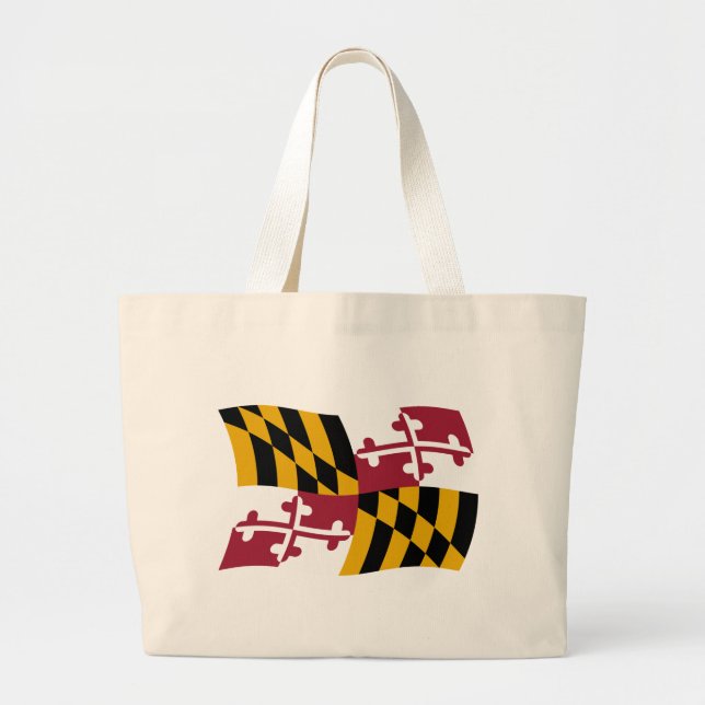 Bolsa de mão da bandeira de Maryland (Frente)