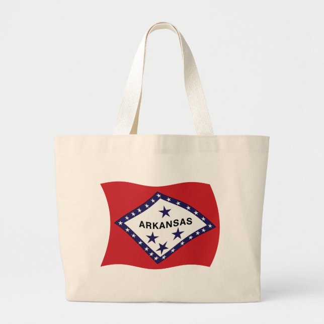 Bolsa de mão da bandeira do Arkansas (Frente)