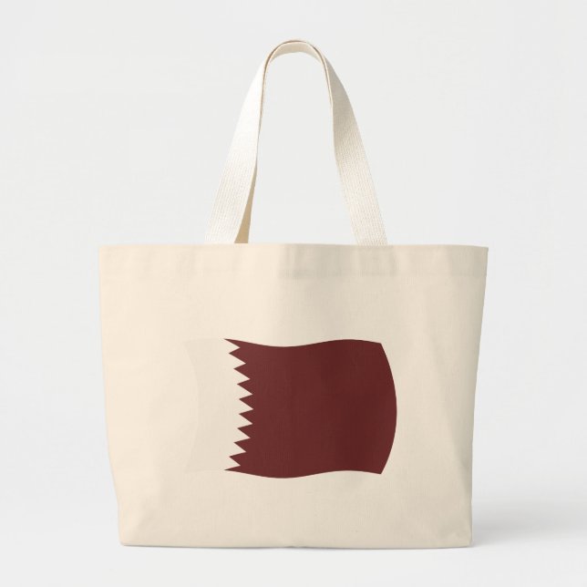 Bolsa de Mão da Bandeira do Catar (Frente)