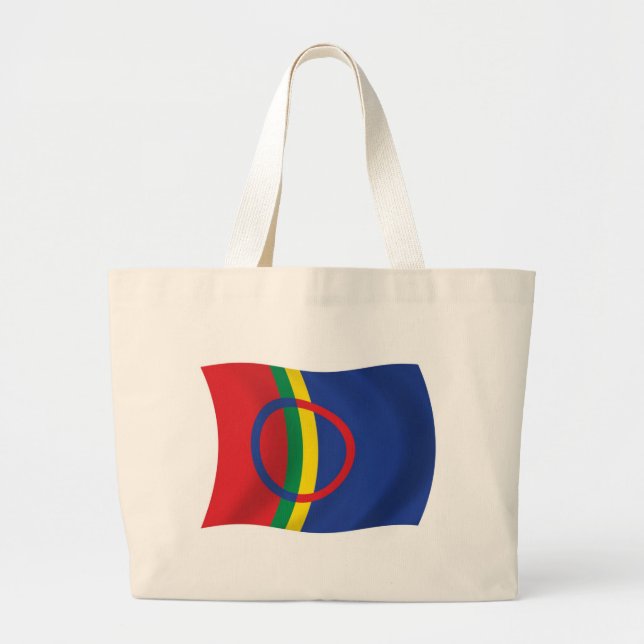 Bolsa de mão da bandeira do povo Sami (Frente)