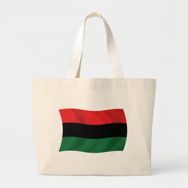 Bolsa de mão da bandeira Pan-Africana (UNIA) (Frente)