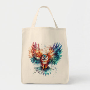Bolsa de mão da coruja que pia