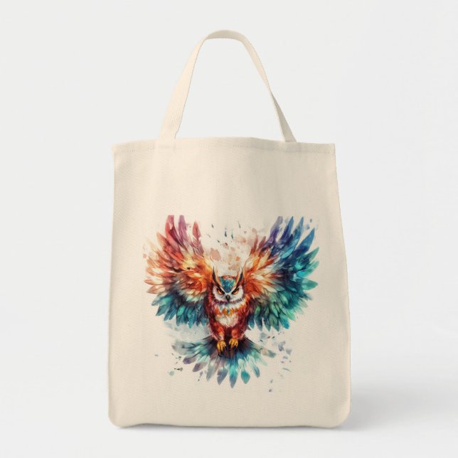 Bolsa de mão da coruja que pia (Frente)