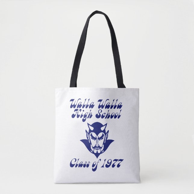 Bolsa de mão da turma de 1977 da Wa-Hi (Frente)