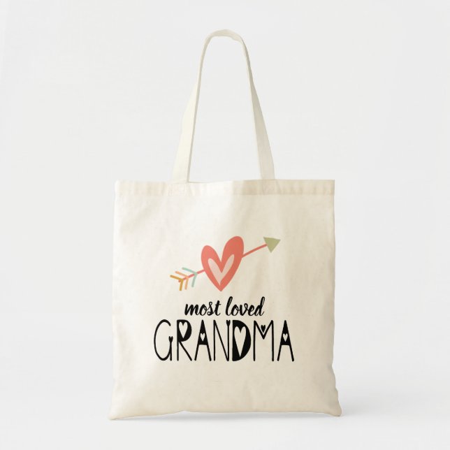 Bolsa de mão da Vovó Mais Amada (Frente)