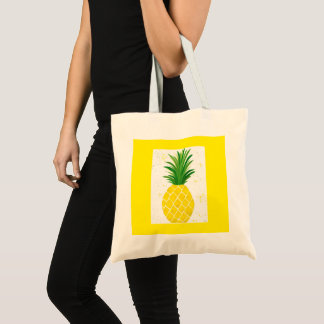 Bolsa de mão de abacaxi tropical