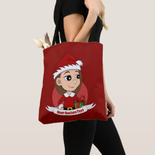 Bolsa de mão de desenho animado de Natal para meni