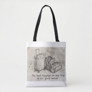 Bolsa de mão de design inspirador para compras 