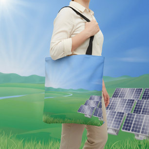 Bolsa de mão de energia renovável solar