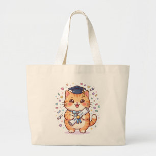 Bolsa de mão de gato de formatura Kawaii fofa