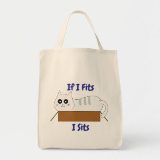 Bolsa de mão de gato "Se Couber, Eu Sento"