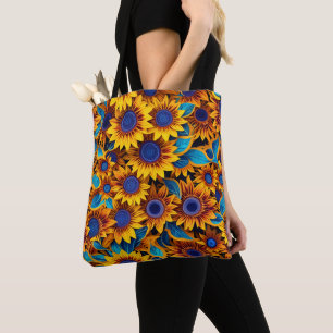 Bolsa de mão de girassol