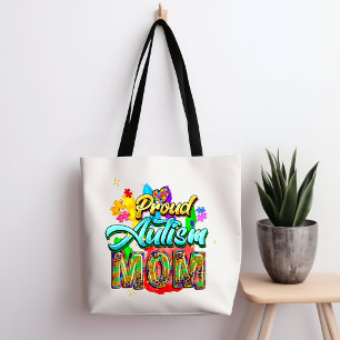 Bolsa de mão de mãe orgulhosa do autismo