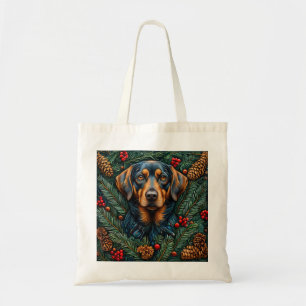 Bolsa de mão de Natal de Cachorro Fofa Decoração d