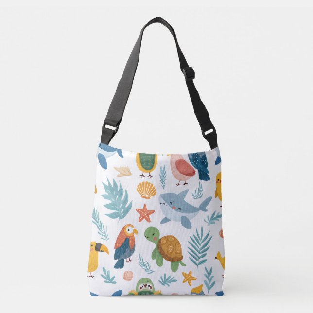 Bolsa de mão de palmeira tropical presente (Frente)