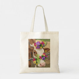 Bolsa de mão de vaca decorada