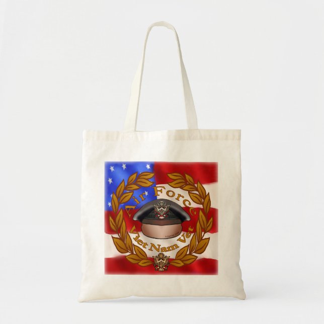 Bolsa de mão de veterano do Vietnã da AF (Frente)