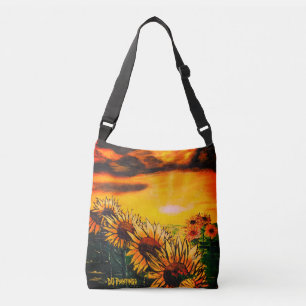 Bolsa de mão DG Paintings Campos de Girassóis