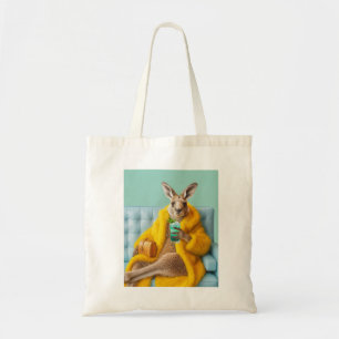 Bolsa de mão divertida de canguru com casaco de pe