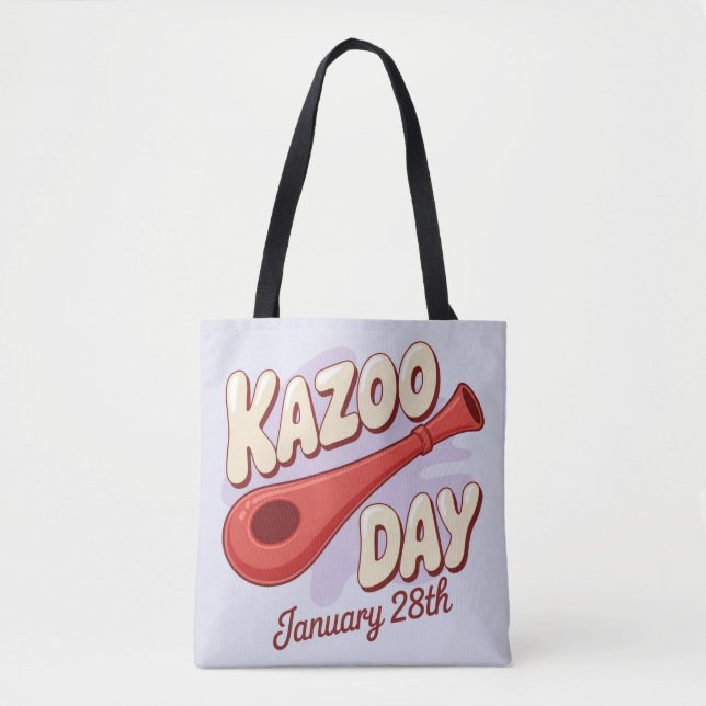 Bolsa de mão do Dia do Kazoo 28 de Janeiro (Frente)
