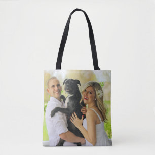 Bolsa de mão dupla com foto personalizada