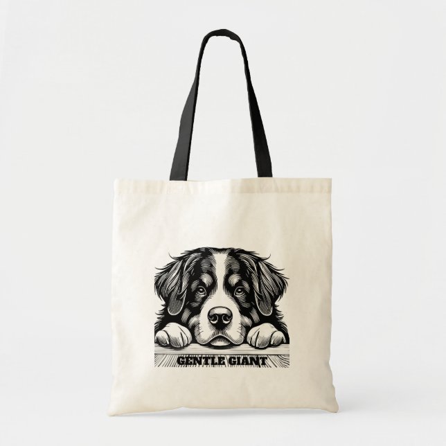 Bolsa de mão em algodão ecológica Gentle Giant (Frente)