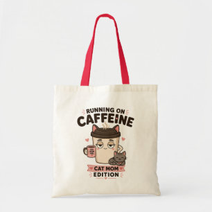Bolsa de mão engraçada para mães de gatos viciadas