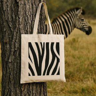 Bolsa de mão estampa de zebra