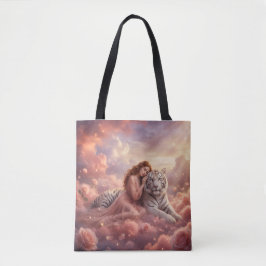 Bolsa de mão fantasia do Tigre Branco Celestial