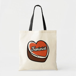 Bolsa de mão Feminista Coração de Doce